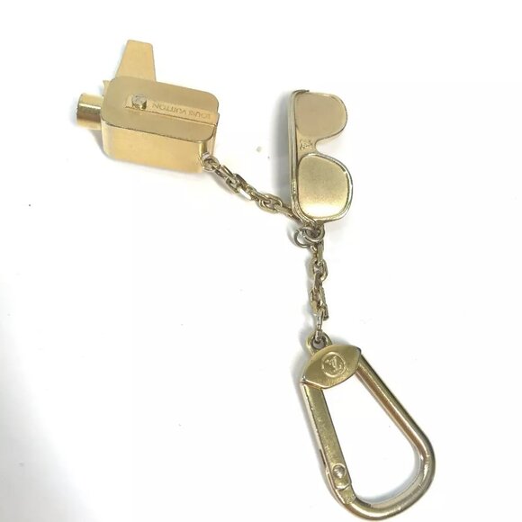 LOUIS VUITTON M65383 Glasses Guns Sunglasses Porte cles Cannes Charm Key Holder - Picture 1 of 6